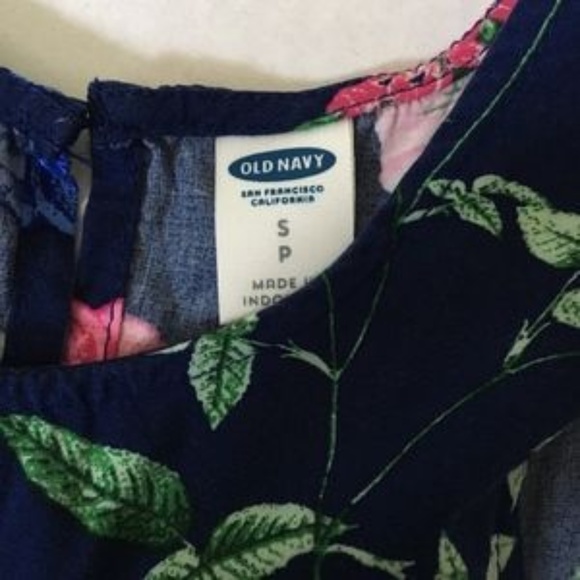 5 for $20! Old Navy Blue Floral Print Dress - Picture 4 of 4